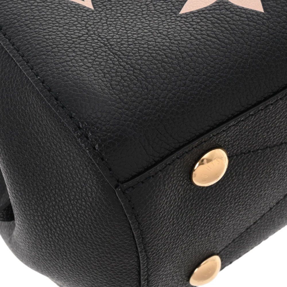 LOUIS VUITTON Louis Vuitton Monogram Emplant Montaigne BB Noir Beige M45489 W... - Picture 7 of 12